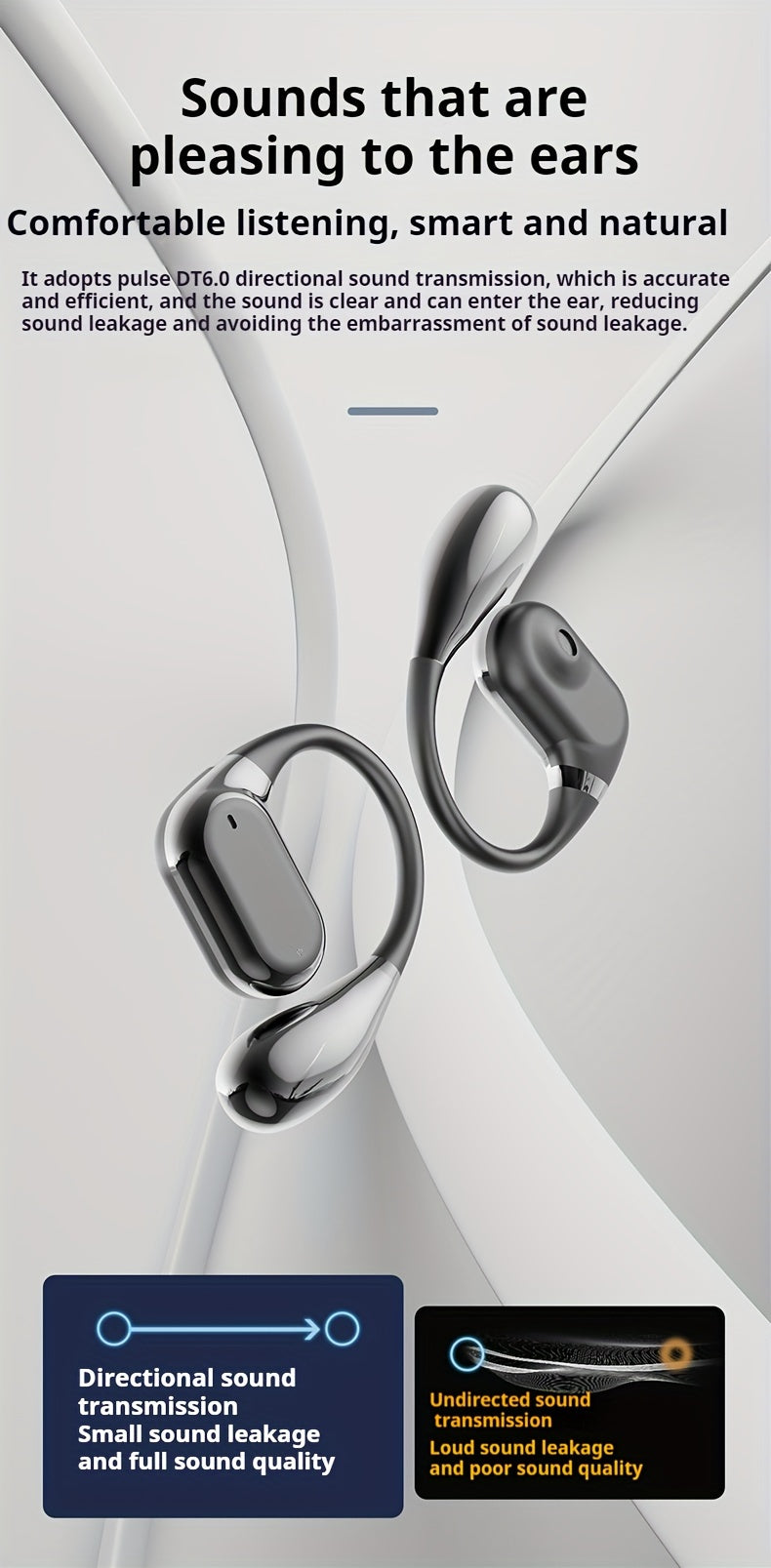 2025 New Style True Wireless on-Ear Music Headset Gaming Earbuds Video TWS HIFI Bass 9D Stereo HD Calling Earphones for Android for iPhone Cellphone Sports Earpieces Smart Headphones