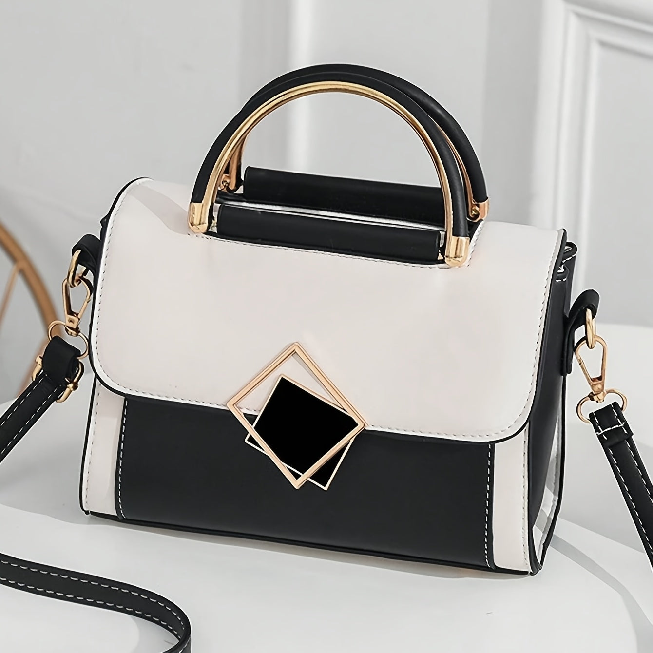 Colorful Women's Mini Handbag Fashionable Multi-Layered Purse Suitable for Dates, Parties, and Office Workers