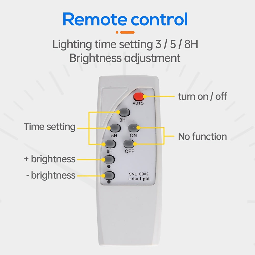 1pc Solar-Powered Sconce Ceiling Light - Wireless Remote Control, Water-Resistant, Infrared Sensor, Lithium Battery - Indoor Balcony Garden Decoration, Home Porch Smart Lighting Solution