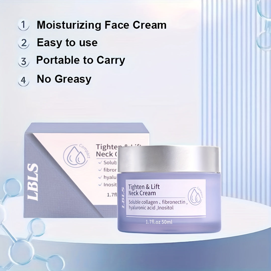 5pcs Neck & Face Cream - Firming And Lifting, Light Beige Tightening Cream for Neck And Face, Designed to Improve The Appearance Of Neck, 1.69oz