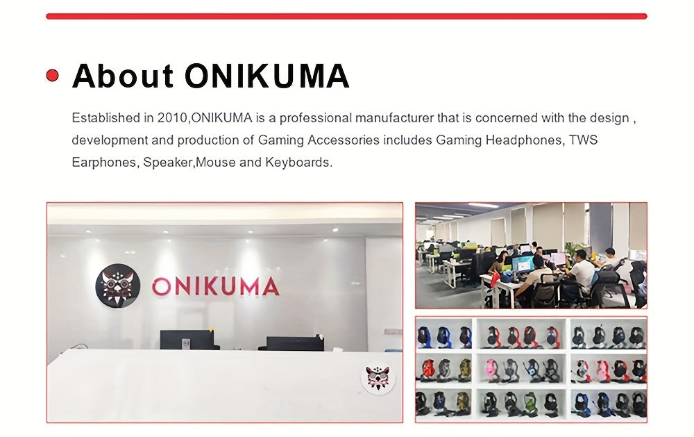 1pc ONIKUMA Wired Gaming Headset with Dynamic RGB Lighting, Detachable Cat Ear Design, 3.5mm Jack, Surround Sound, Mic Function - No Battery Required