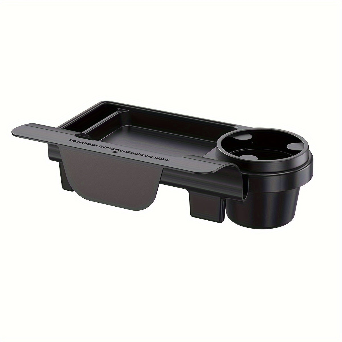 Multi-Functional Car Organizer with Cup Holder and Phone Slot – Vehicle Door Side Storage Box for Drinks, Snacks, and Small Items – Plastic Automobile Interior Accessory, No Electricity Needed