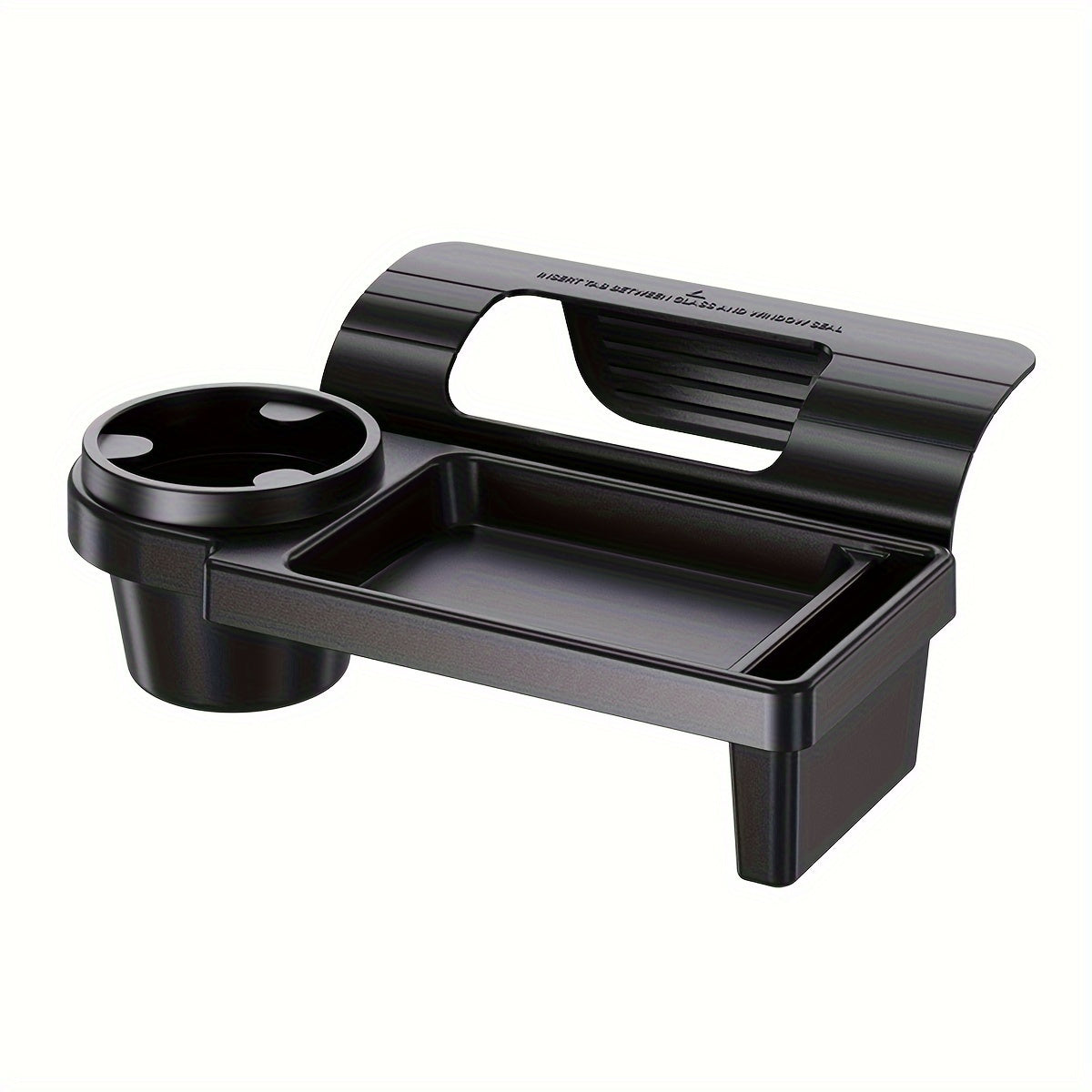 Multi-Functional Car Organizer with Cup Holder and Phone Slot – Vehicle Door Side Storage Box for Drinks, Snacks, and Small Items – Plastic Automobile Interior Accessory, No Electricity Needed