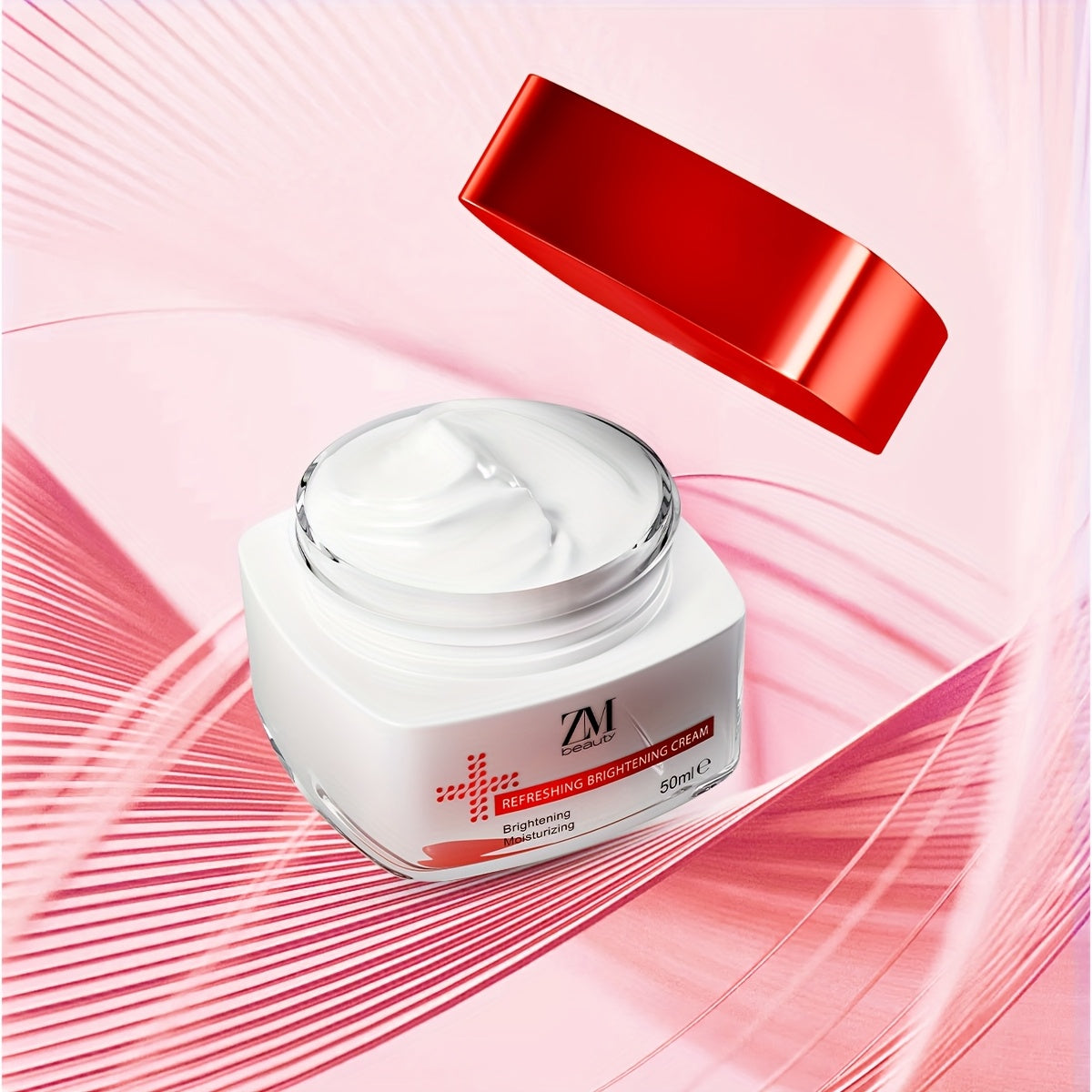 Korean Deep Moisturizing Face Cream - Long-Lasting Hydration Formula for All Light Beige Tones, Improves Dryness & Smooths Rough Light Beige, Nourishing Care Tightening Facial Cream with Hyaluronic Acid & Glycerin, 6, 76oz/,