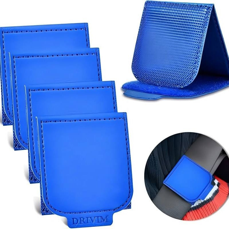 4 Pack PU Leather Car Seatbelt Clip For Vehicle Automobile Comfort Universal Shoulder Neck Strap Positioner For Adults