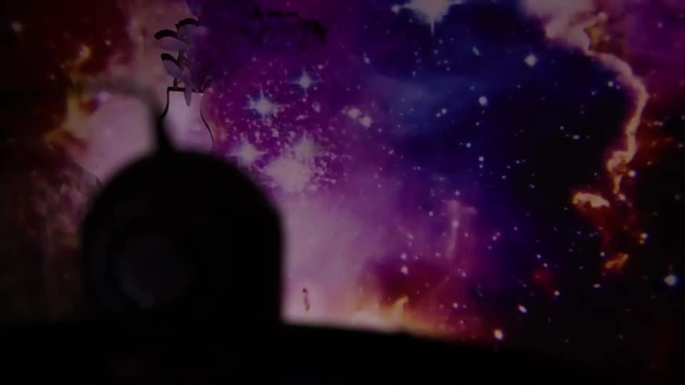 1pc Magical Galaxy Projector Lamp - Create an HD Starry Night Sky, 13 Enchanting Films, Transform Your Bedroom into a Cosmic Haven - Ambient Atmosphere Lighting
