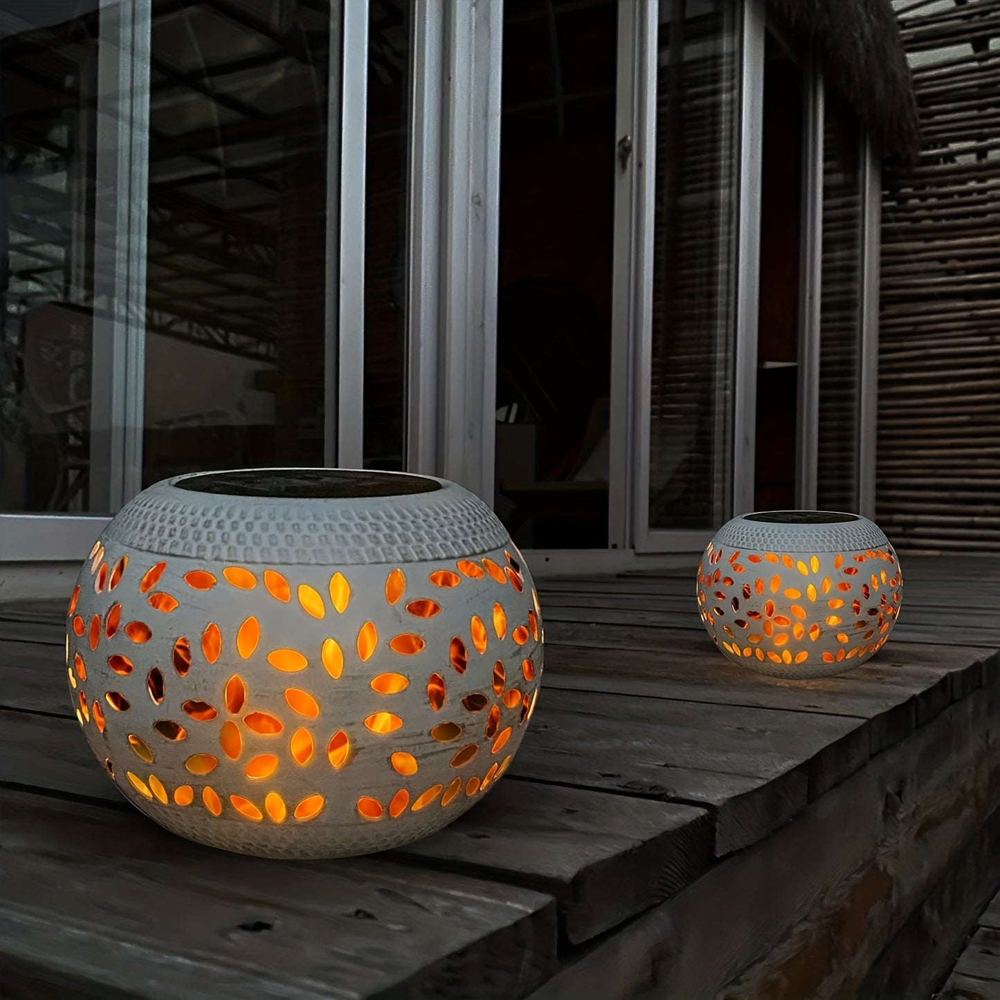1pc Solar Table Lights Outdoor, White Metal Tabletop Light, Sun lights Garden lights, solar projection lights, Solar Powered Decorative Lighting Lantern, Christmas, Halloween Decorations Lights Outdoor For Desk Bedroom Patio