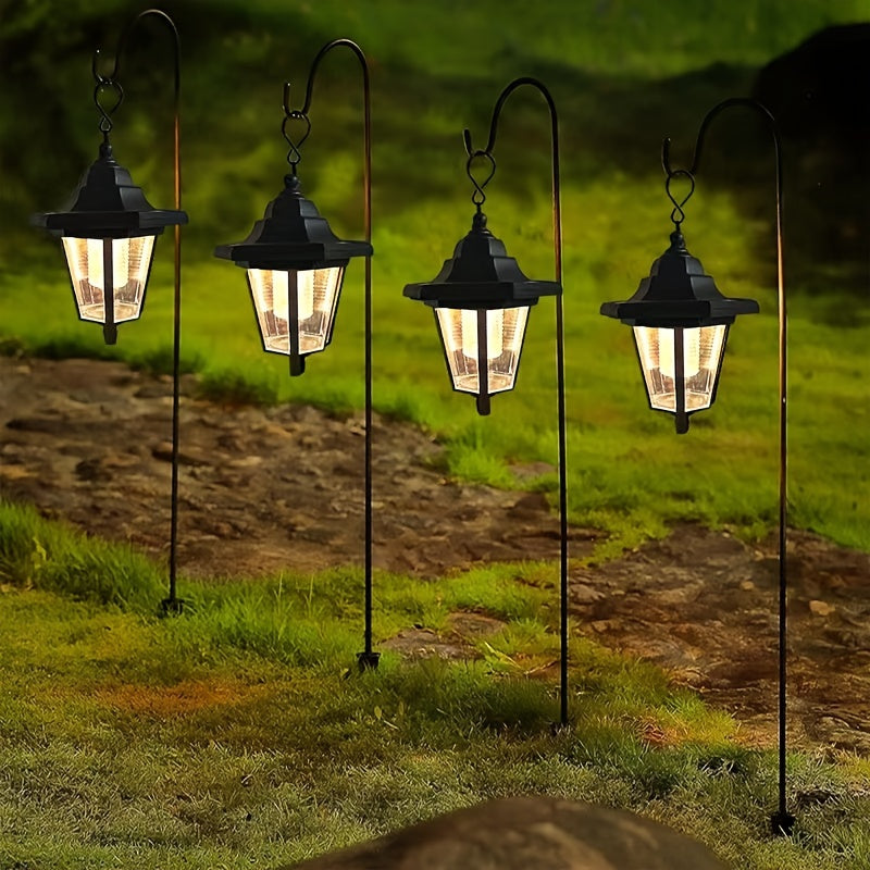 2 Pack Solar Lights Outdoor Waterproof, Auto On/Off Solar Garden Lights, Solar Powered Landscape Lighting For Outside, Yard, Patio, Landscape, Walkway