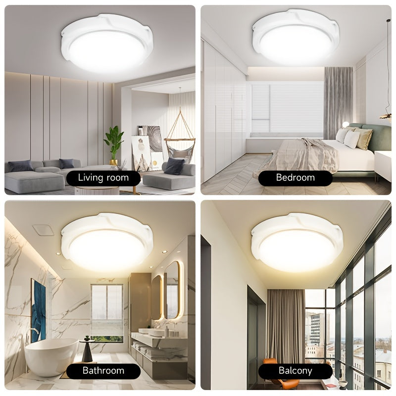 1pc Solar-Powered Sconce Ceiling Light - Wireless Remote Control, Water-Resistant, Infrared Sensor, Lithium Battery - Indoor Balcony Garden Decoration, Home Porch Smart Lighting Solution