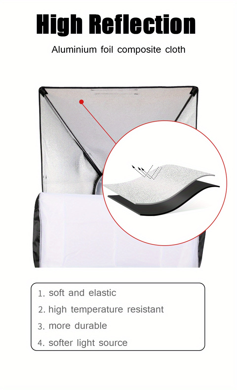 Create Professional-Quality Photos & Live Streams With BTFOOR US Plug Adapters Softbox Lighting Kit & Tripod