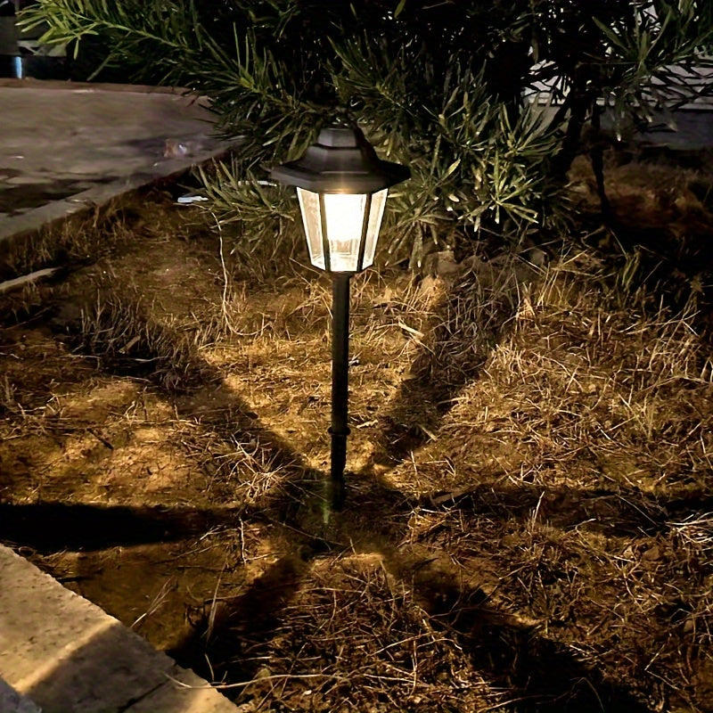 2 Pack Solar Lights Outdoor Waterproof, Auto On/Off Solar Garden Lights, Solar Powered Landscape Lighting For Outside, Yard, Patio, Landscape, Walkway