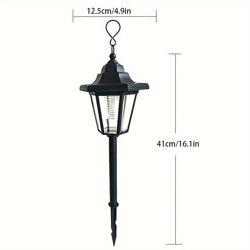 2 Pack Solar Lights Outdoor Waterproof, Auto On/Off Solar Garden Lights, Solar Powered Landscape Lighting For Outside, Yard, Patio, Landscape, Walkway
