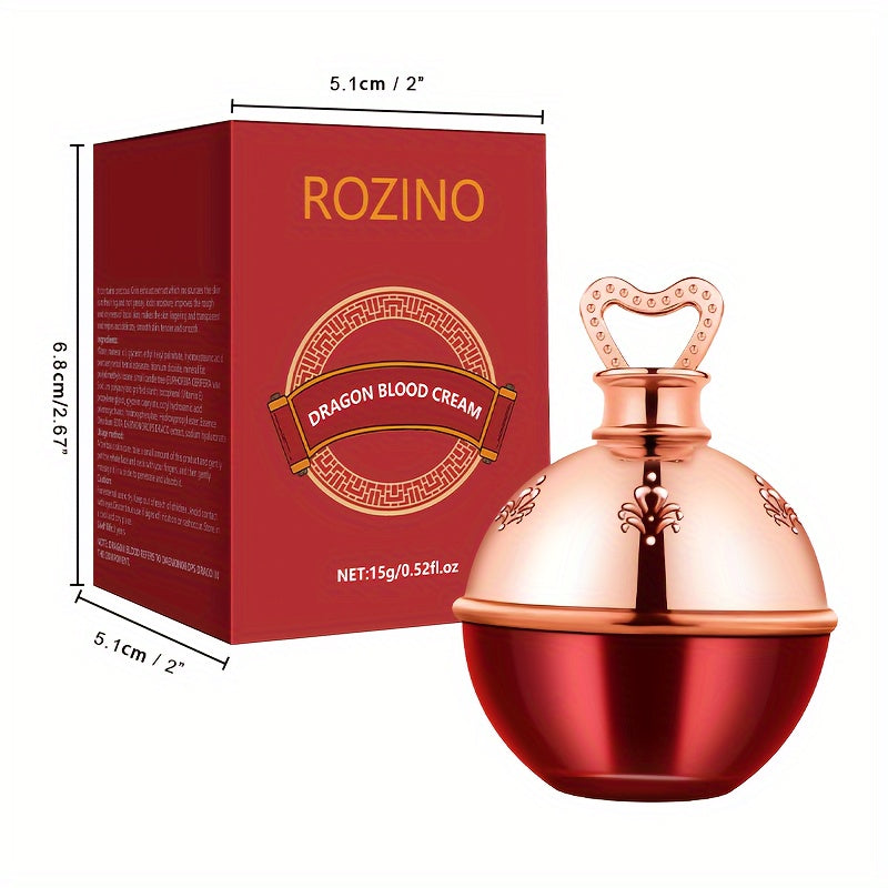 ROZINO Kirin Dragon's 15g Moisturizing Face Cream - Unisex Adult Hypoallergenic Lotion with Vitamin E, Glycerin & Collagen - Fades Fine Lines, Deep Hydration & Skin Brightening for All Skin Types