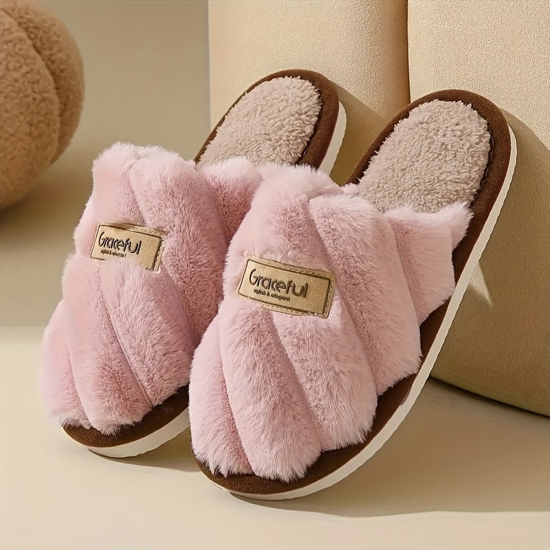 Women'S Soft Indoor Striped EVA Slippers - Comfortable, Quiet, and Comfortable for Home or Casual Wear, All-Season Use, Fabric Upper and Insole, EVA Sole, Slip-On Design, Allseason Slippers | Stripe Pattern | EVA Sole Slipper