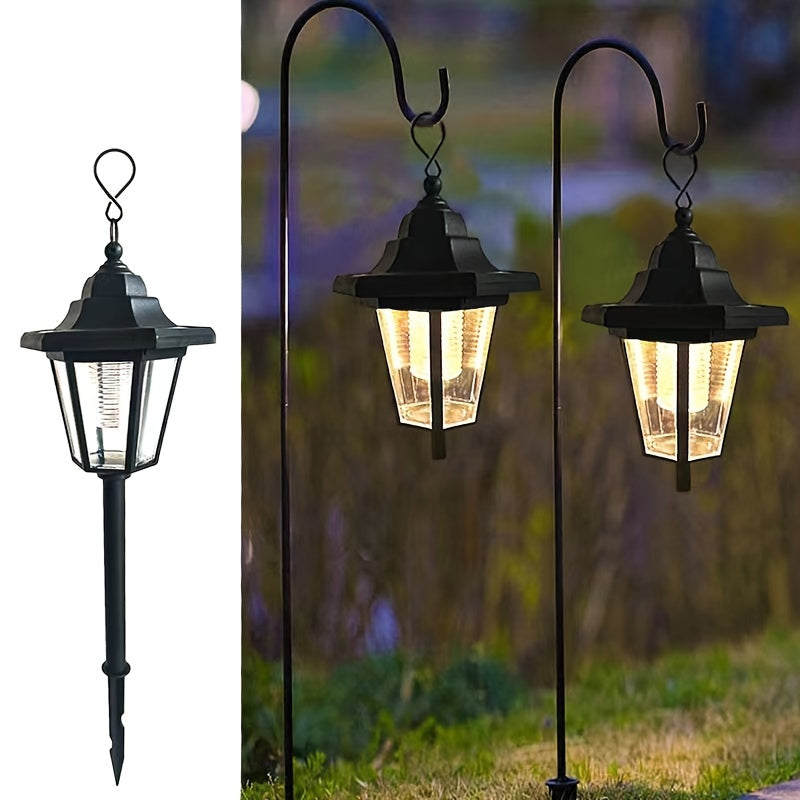 2 Pack Solar Lights Outdoor Waterproof, Auto On/Off Solar Garden Lights, Solar Powered Landscape Lighting For Outside, Yard, Patio, Landscape, Walkway