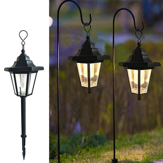 2 Pack Solar Lights Outdoor Waterproof, Auto On/Off Solar Garden Lights, Solar Powered Landscape Lighting For Outside, Yard, Patio, Landscape, Walkway