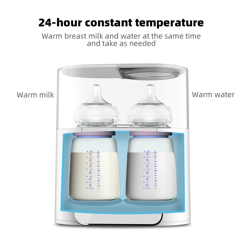Chauffe-biSantos multifonction pour bébé, accessoires de chauffage rapide, chauffe-lait, arabisateur avec contrôle de la température ACcurate