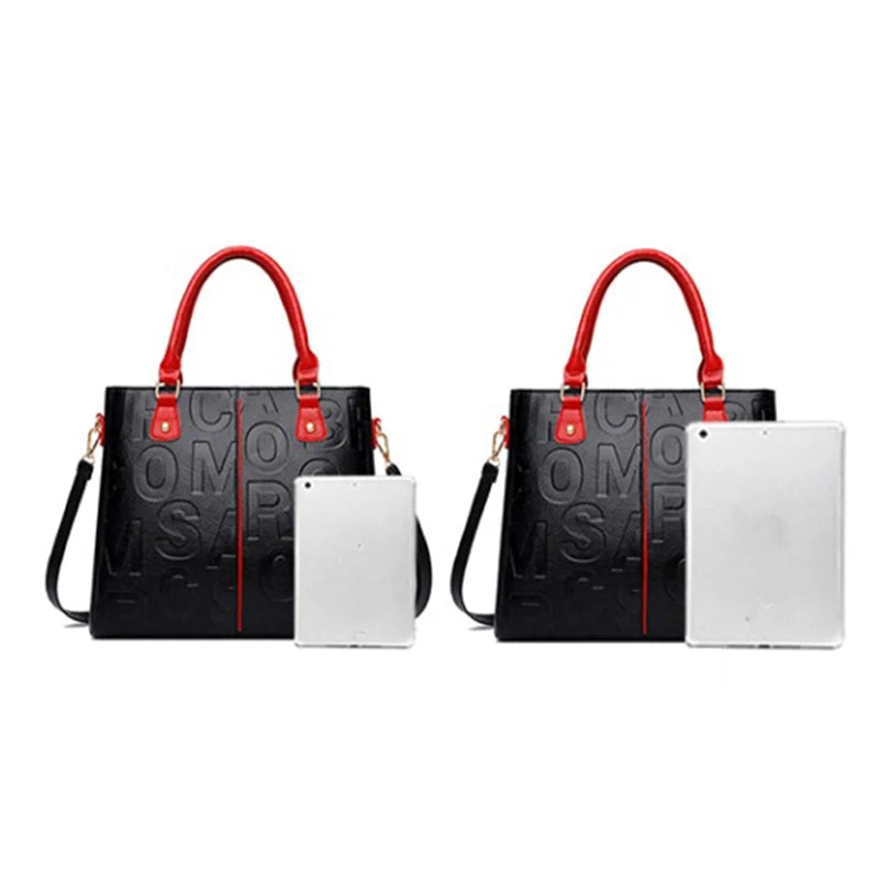 Sacs à bandoulière décontractés en cuir PU pour femmes, sac à main fourre-tout de luxe pour dames, grande capacité, sac initié au voyage