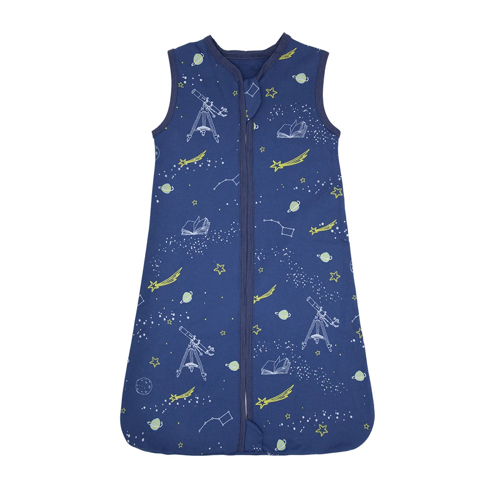 Sacs de couchage pour bébé de 3 à 18 mois, vêtements de nuit fins d'été une pièce imprimé ours mignon, sacs de nuit de dessin animé, couverture Anti-coup de pied