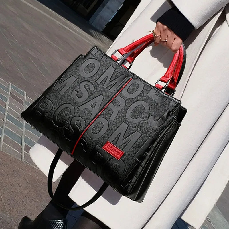 Sacs à bandoulière décontractés en cuir PU pour femmes, sac à main fourre-tout de luxe pour dames, grande capacité, sac initié au voyage