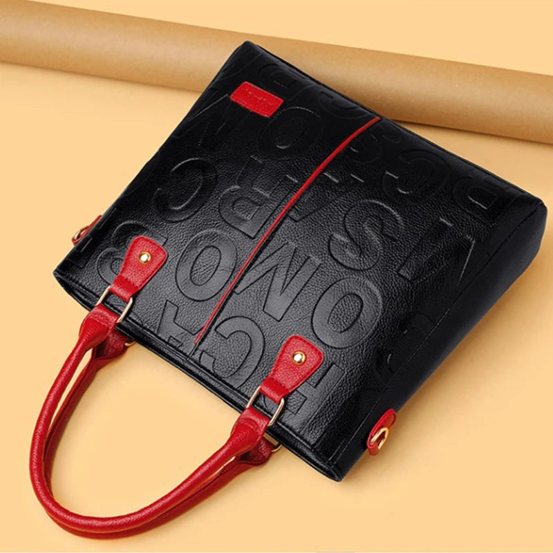 Sacs à bandoulière décontractés en cuir PU pour femmes, sac à main fourre-tout de luxe pour dames, grande capacité, sac initié au voyage