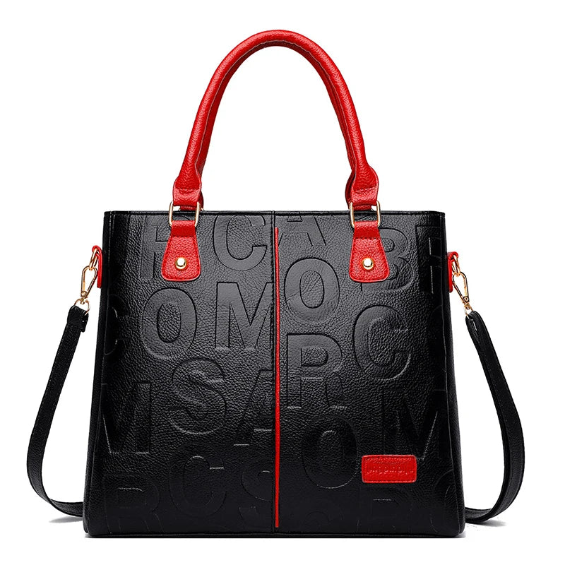 Sacs à bandoulière décontractés en cuir PU pour femmes, sac à main fourre-tout de luxe pour dames, grande capacité, sac initié au voyage