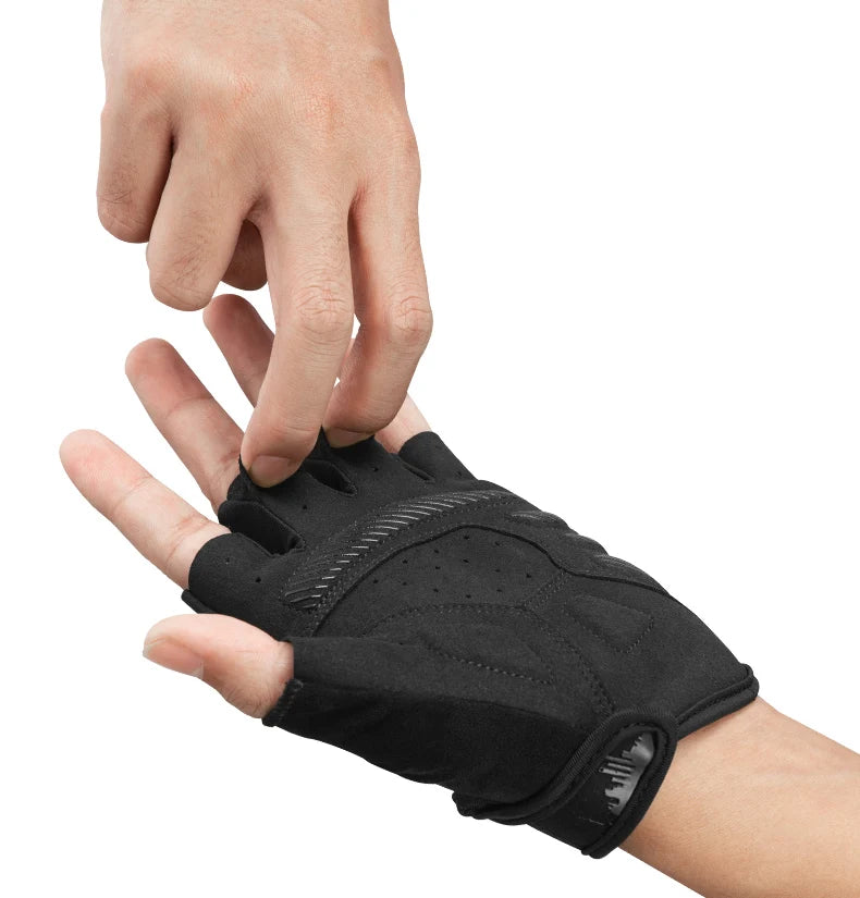 ROCKBROS gants de cyclisme demi-doigt antichoc résistant à l'usure respirant vtt route vélo gants hommes femmes sport vélo équipement