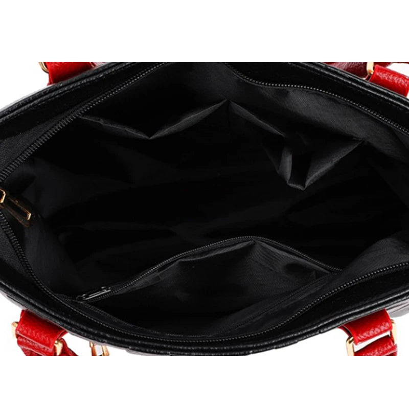 Sacs à bandoulière décontractés en cuir PU pour femmes, sac à main fourre-tout de luxe pour dames, grande capacité, sac initié au voyage
