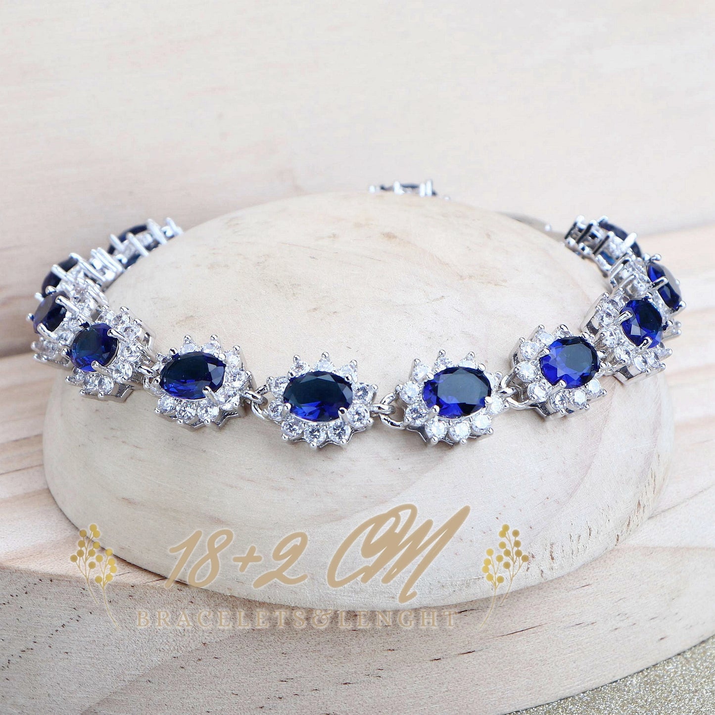 Ensemble de bijoux de mariée en argent 925 pour femmes, Costume en zircone bleue, bijoux fins, collier, boucles d'oreilles, bagues, Bracelets, pendentif