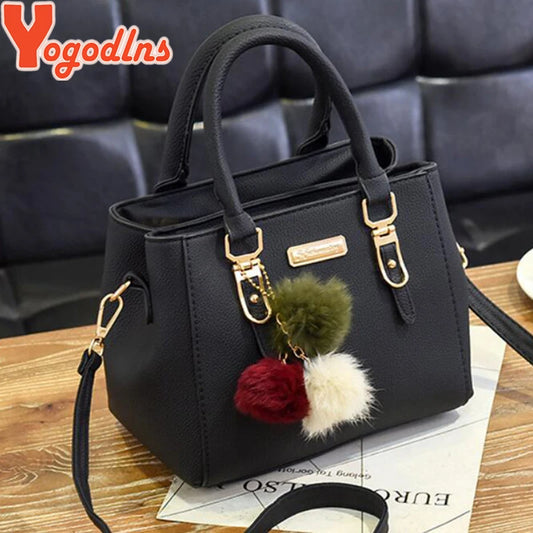Yogodlns femmes perles pendentif sac à main dames en relief sac à bandoulière dames sac de messager sacs de boules de cheveux sac de haute qualité