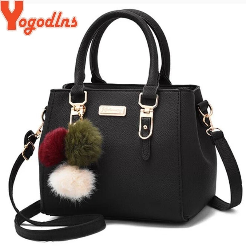 Yogodlns femmes perles pendentif sac à main dames en relief sac à bandoulière dames sac de messager sacs de boules de cheveux sac de haute qualité