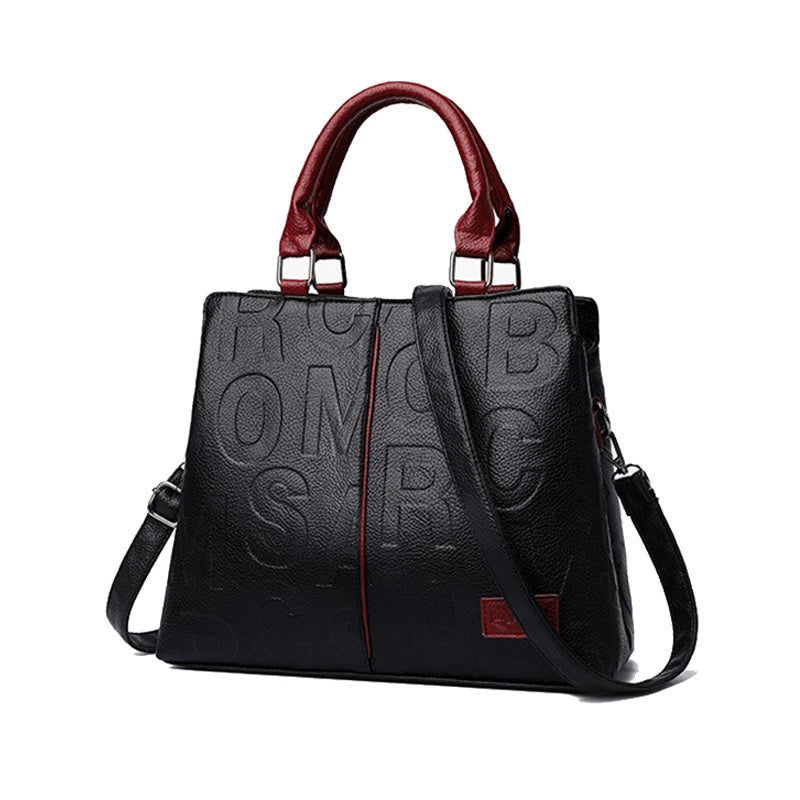 Sacs à bandoulière décontractés en cuir PU pour femmes, sac à main fourre-tout de luxe pour dames, grande capacité, sac initié au voyage