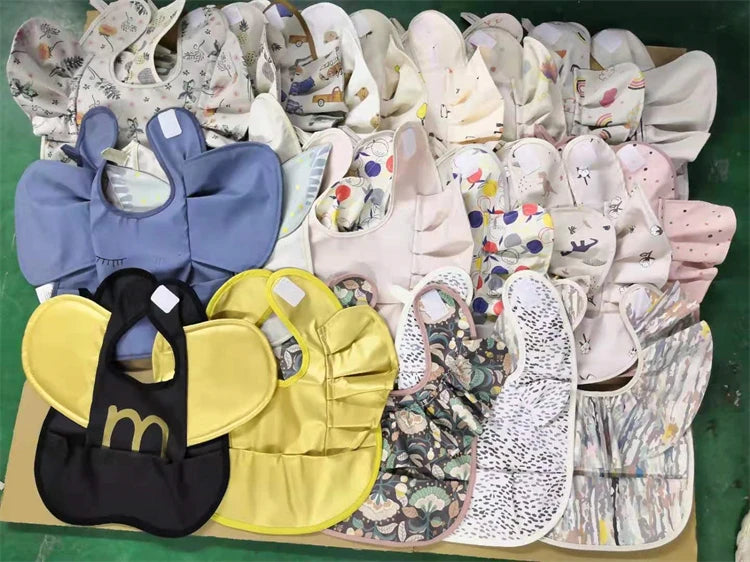 Bavoirs en PU souple pour bébé, avec poche, bavoir de salle à manger, imperméable, facile à nettoyer, séchage rapide, Style INS, mode enfant en bas âge, Smock