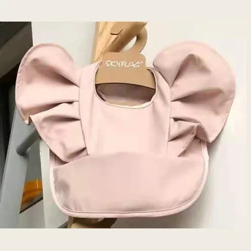 Bavoirs en PU souple pour bébé, avec poche, bavoir de salle à manger, imperméable, facile à nettoyer, séchage rapide, Style INS, mode enfant en bas âge, Smock