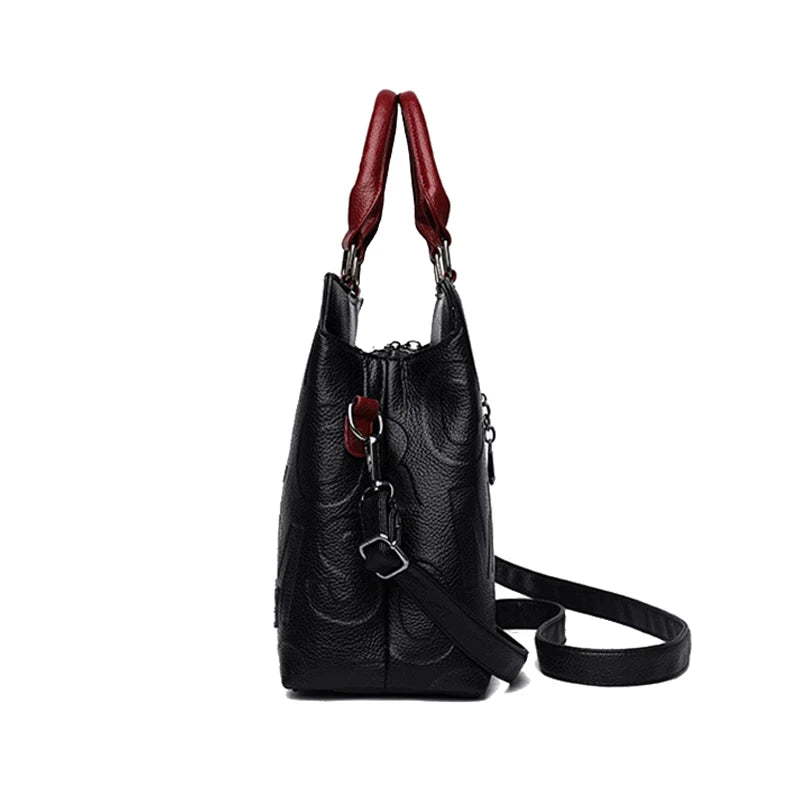 Sacs à bandoulière décontractés en cuir PU pour femmes, sac à main fourre-tout de luxe pour dames, grande capacité, sac initié au voyage