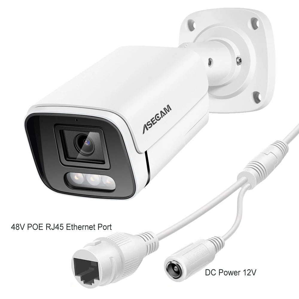 4K 8MP ip camera video surveillance extérieure POE avec codec H.265 et protocole Onvif système infrarouge