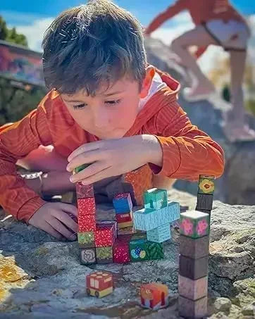 Décennie s de Construction Magnétiques pour Garçon et Fille, Ensemble de Cube Magnétique, Modèle de Bricolage, Jouet Sensoriel STEM, pour Enfant de 3 Ans et +