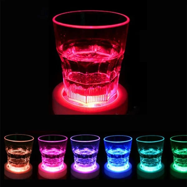 Autocollants de bouteille colorés Shoous Cowijk, lumières LED pour cocktail, maison, fête de mariage, décoration de table de Noël, 3 modes, 1 pièce, 5 pièces