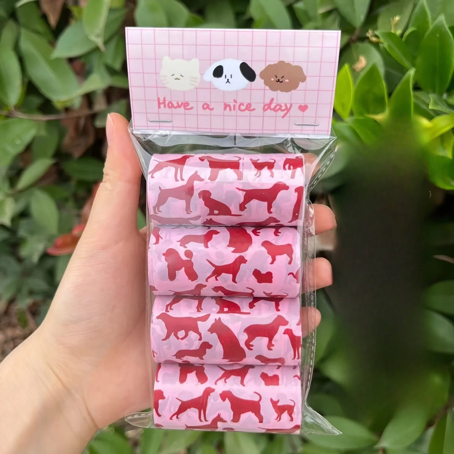 10 rouleaux/150 sacs de déchets pour chiens avec parfum, jolis sacs de déchets pour chiens, divers parfums au choix, différentes couleurs, combinaisons mignonnes