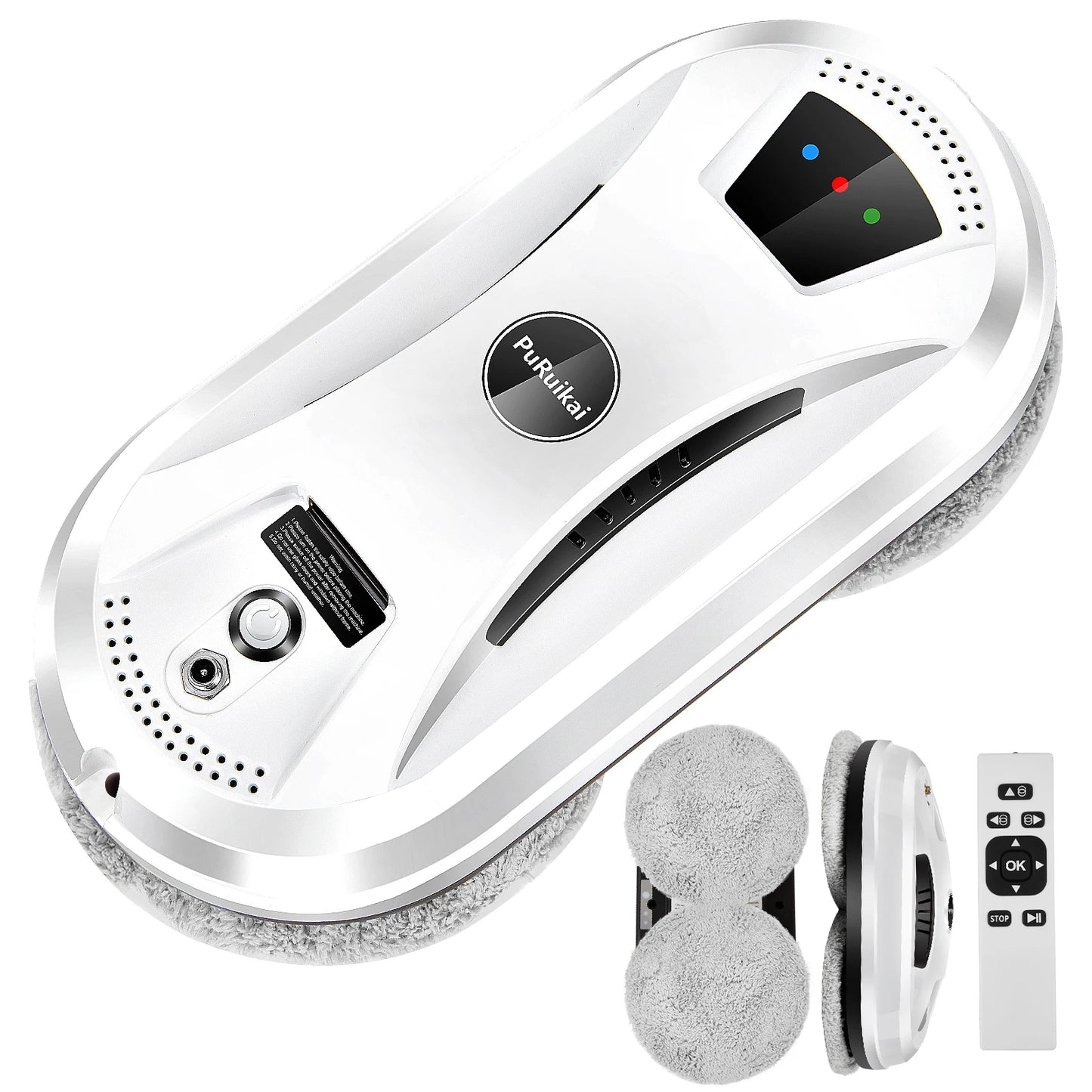 PuRuiKai Robot aspirateur Ultra mince nettoyage de vitres robot fenêtre électrique verre limpiacristales télécommande pour la maison