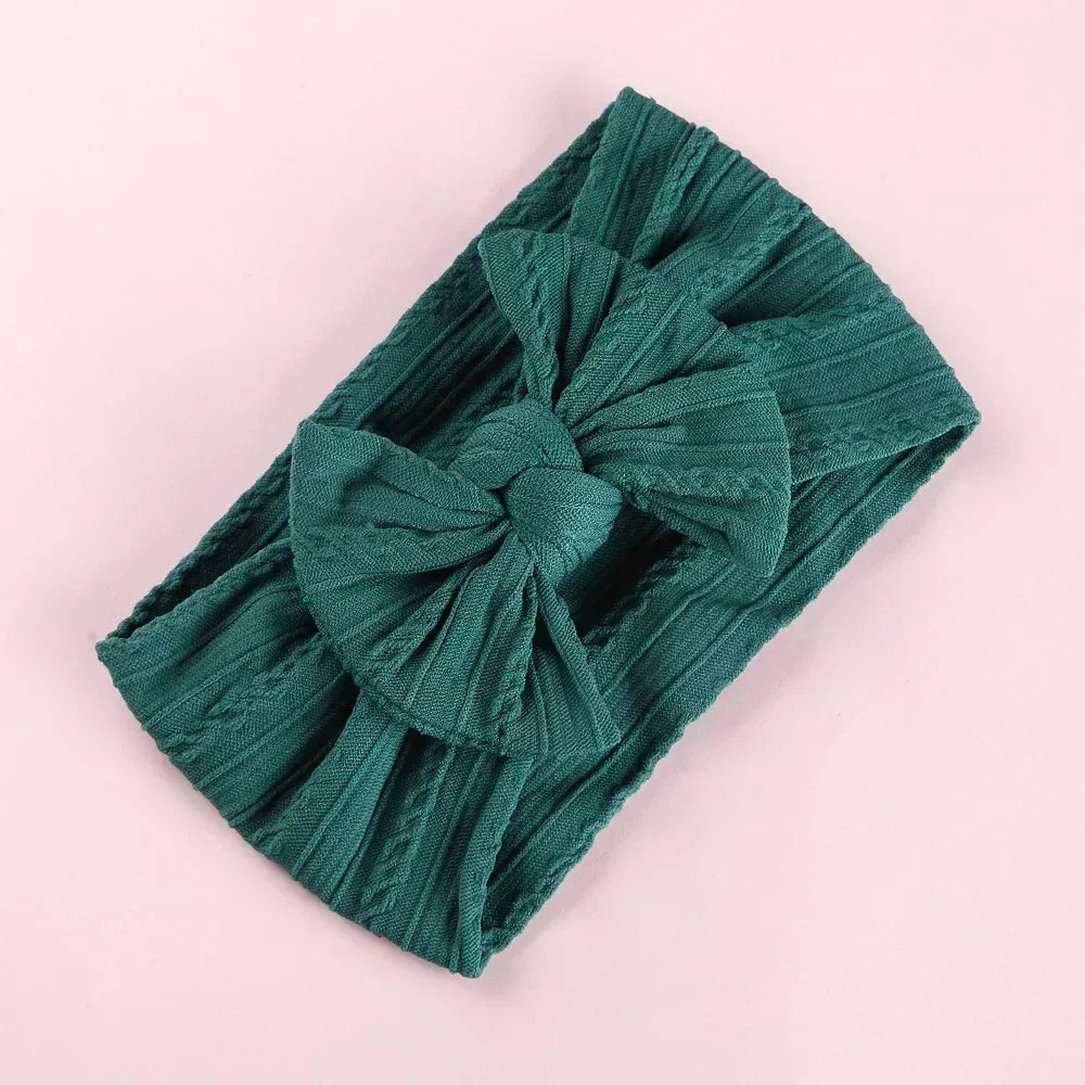 Bandeau élastique en Jacquard avec nœud papillon pour bébés, couvre-chef à nœud papillon, mignon, pour bébés filles, photographie pour nouveau-nés