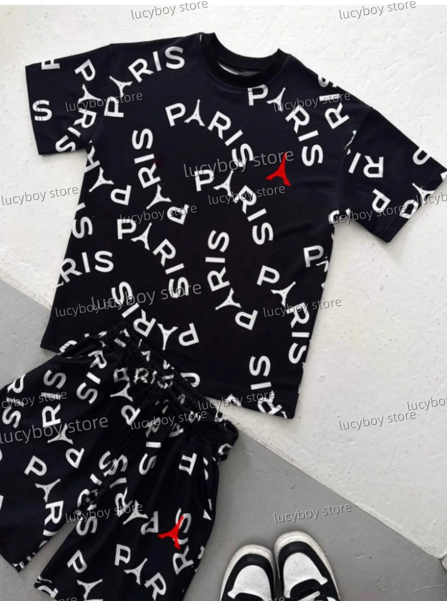 Été nouveau survêtement pour hommes de luxe imprimé T-shirt + ensemble short et haut tenue de Sport costume de Jogging en plein air Streetwear surdimensionné hommes vêtements