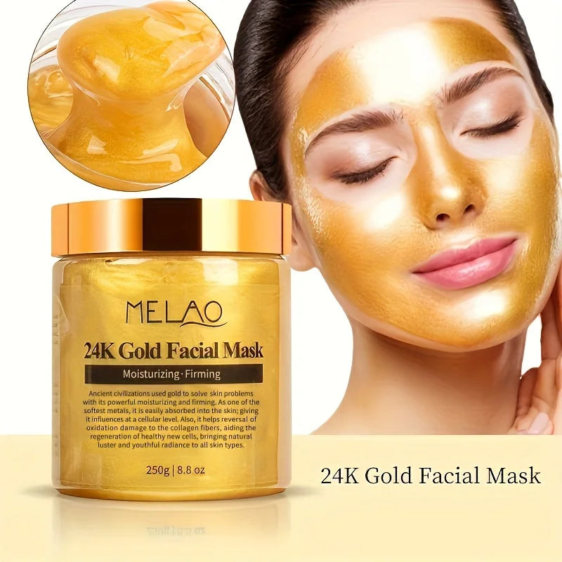 Tiroir AO-Masque facial doré 24K, masque de beauté, élimine la peau, masques qualifiée aux hydratants au collagène doré, France