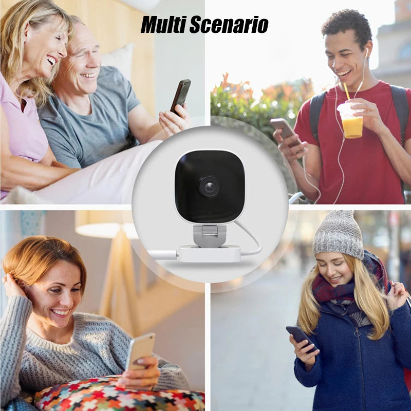 Xiaomi 4K Mini caméra de sécurité couleur Vision nocturne moniteur WiFi IP65 étanche détection de mouvement Surveillance avec Audio bidirectionnel