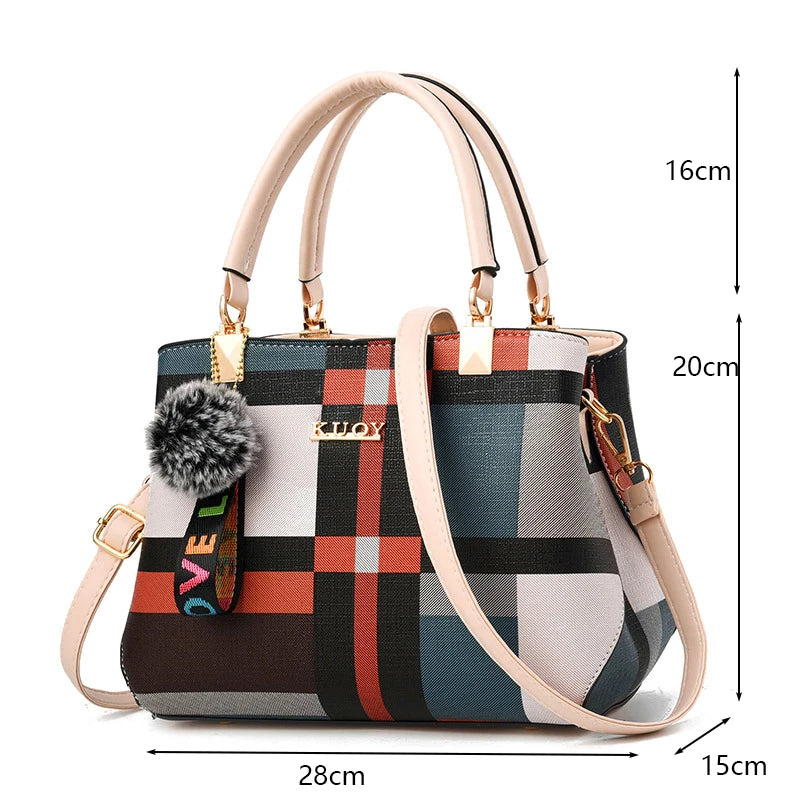 Sacs à bandoulière décontractés en cuir PU pour femmes, sac à main fourre-tout de luxe pour dames, grande capacité, sac initié au voyage