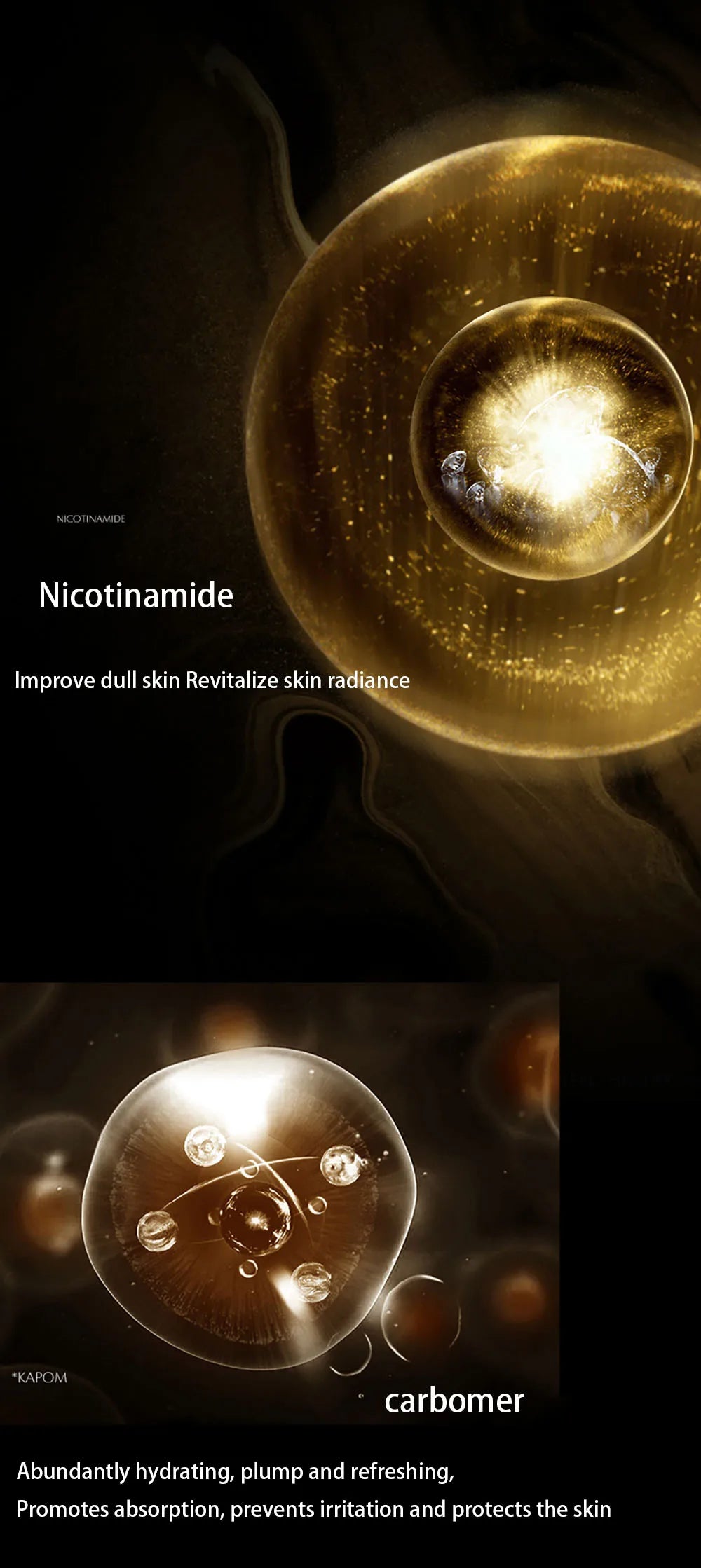 Crème pour le visage en feuille d'or aux algues, 50g, hydratante, raffermissante, contrôle de l'huile de la peau, crème de jour raffermissante, réparation des cellules endommagées
