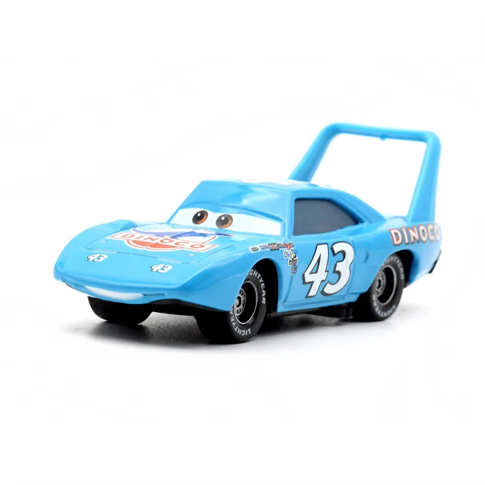 5 pièces Disney Pixar foudre McQueen voitures 1:55 véhicule moulé sous pression carrosserie en métal alliage matériel enfant modèle jouet voiture cadeau d'anniversaire