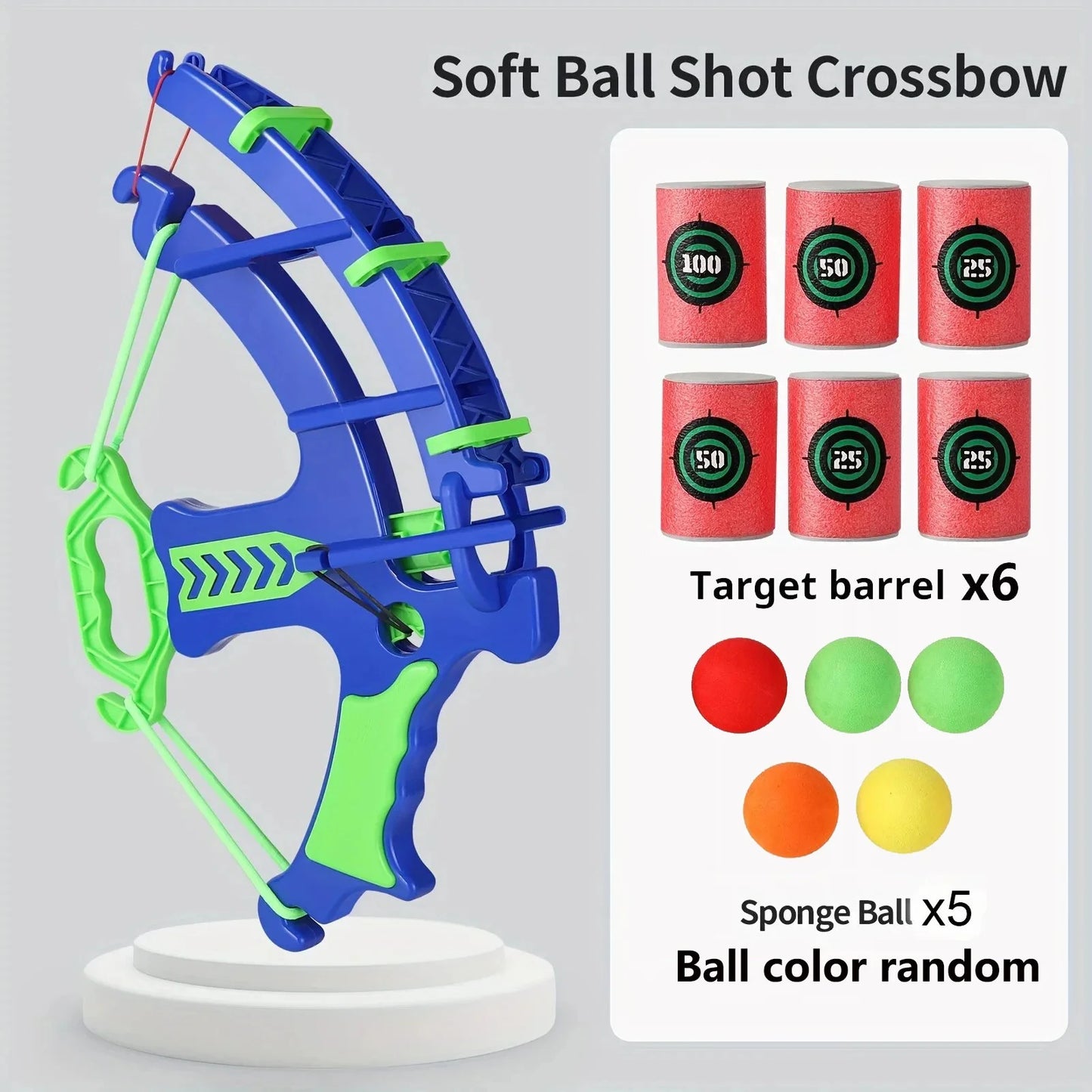Jouet de pratique de cible de balle molle pour enfants, jouets de pratique de tir éducatifs avec balles souples