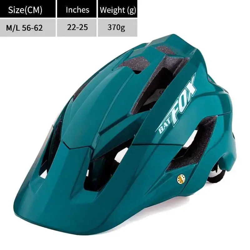 BATFOX-Casque de vélo pour homme, casque de vélo, casque de vélo de montagne, casque de vélo VTT, casquettes de vélo