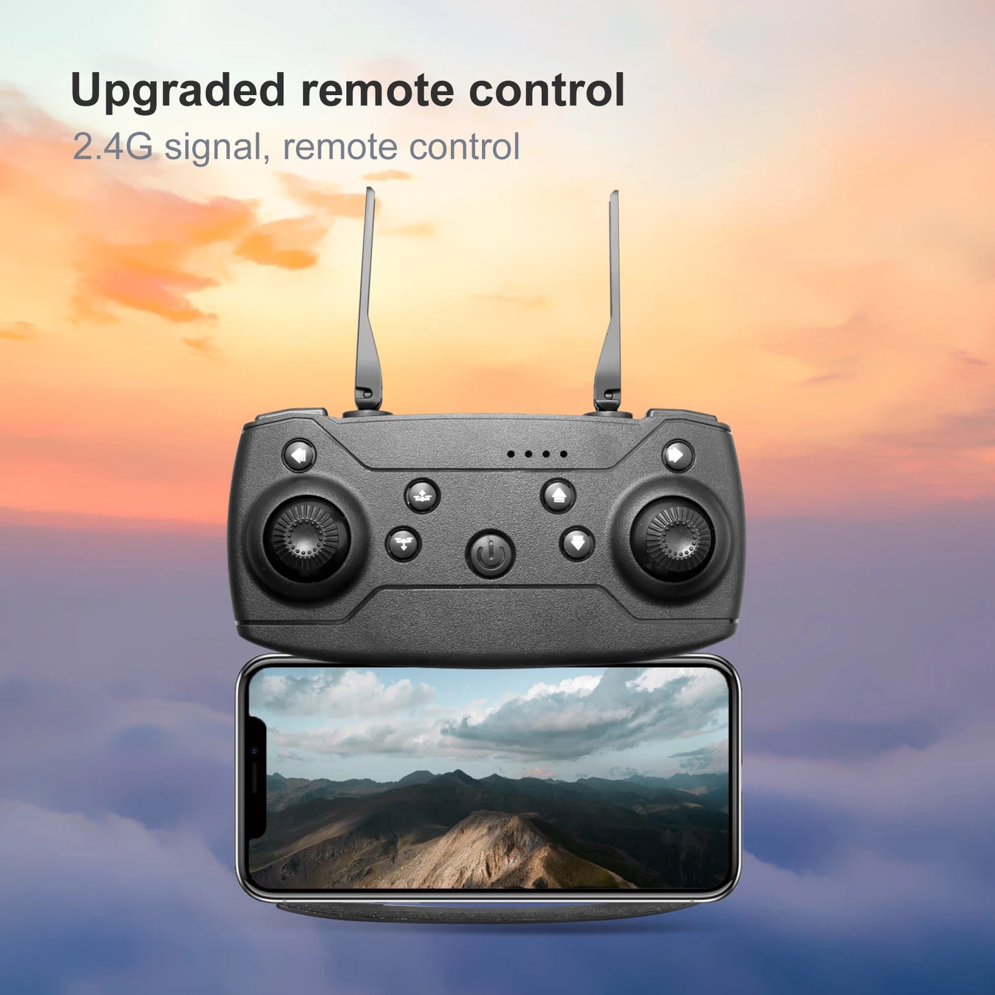Drone professionnel E99 Pro avec caméra 4K, photographie aérienne, caméra HD pour touristes, évitement d'obstacles à trois côtés, quadrirotor